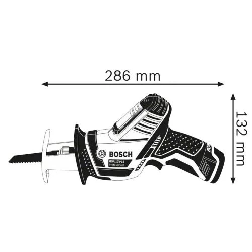 Scie sabre 12V Bosch GSA 12V-14 + 2 batteries 2.0 Ah + chargeur + coffret L-Boxx - 060164L90D – Image 2