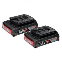 Pack de 2 batteries Bosch GBA 18 V 3.0 Ah