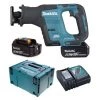 Scie sabre 18V Makita DJR188RFJ + 2 batteries 3 Ah + chargeur + MAKPAC