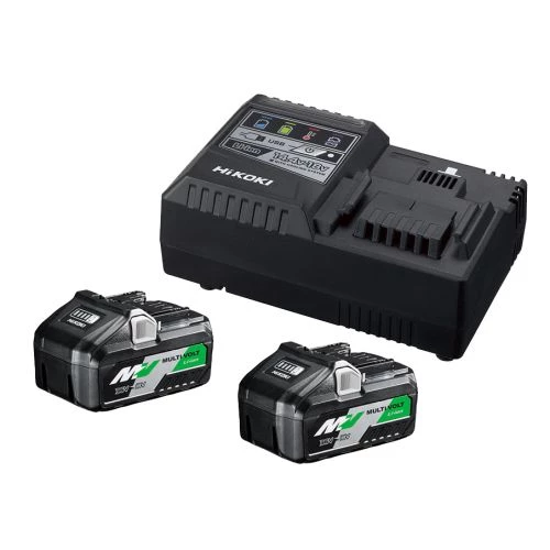 Booster pack 2 batteries Multi-Volt Hikoki 18 - 36 V / 8 - 4 Ah + chargeur UC18YSL3 - UC18YSL3WFZ