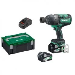 Boulonneuse 36V Hikoki WR36DBWRZ 36 V + 2 batteries 2,5 Ah + chargeur + coffret HITCASE