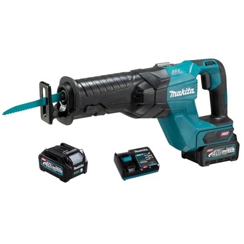 Scie récirpo 40V Makita JR001GD201 + 2 batteries 2.5 Ah XGT + chargeur + coffret