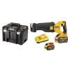 Scie sabre 54V Dewalt XR FLEXVOLT + 2 batteries 9.0 Ah + chargeur + TSTAK - DCS389X2-QW