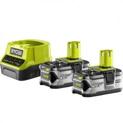 Pack chargeur Ryobi ONE+ 18 V + 2 batteries 4 Ah RC18120-240 ONE+