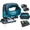 Scie sauteuse 18V Makita DJV182RTJ + 2 batteries 5 Ah + chargeur + coffret Makpac