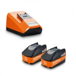Pack de 2 batteries Fein STARTER 18 V - 6 Ah + chargeur ALG 80