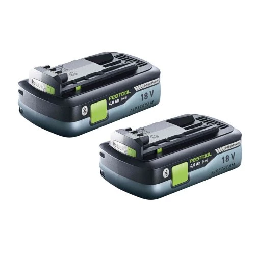 Pack de 2 batteries Festool 18V 4 Ah Lithium