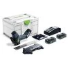 Scie pour matériaux isolants 18V Festool ISC 240 HPC 4,0 EBI-Plus + 2 batteries 4 Ah + chargeur + coffret SYSTAINER - 576569