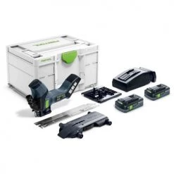 Scie pour matériaux isolants 18V Festool ISC 240 HPC 4,0 EBI-Plus + 2 batteries 4 Ah + chargeur + coffret SYSTAINER - 576569