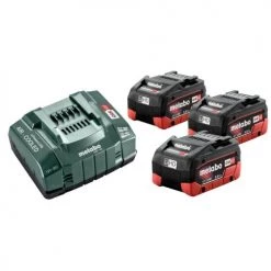 Pack de 3 batteries 18V Metabo LIHD + chargeur rapide 5,5 Ah - 1210082