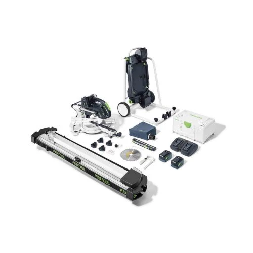 Scie Ă onglets radiale 18V Festool KAPEX KSC 60 EB I-UG-SET + set Energie SYS 18 V 2 x 5,2 /TCL 6 DUO - 577178
