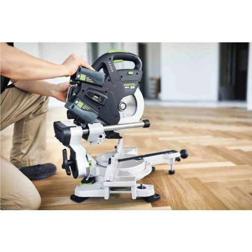 Scie à onglets radiale 18V Festool KAPEX KSC 60 EB I-UG-SET + set Energie SYS 18 V 2 x 5,2 /TCL 6 DUO - 577178 – Image 3