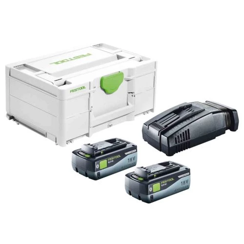 Set énergie 18V Festool SYS 2 x 8,0 / SCA 16 + coffret SYSTAINER 3 - 577327