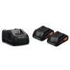 Pack de 2 batteries 18V Fein ProCORE 4 Ah AMPShare avec chargeur - 92604228010