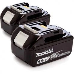 Pack 2 batteries Makita 18 V / 5.0 Ah BL1850B - PACK2BAT5LI