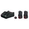 Pack de 2 batteries Bosch GBA 12V 2.0Ah et un chargeur GAL 12V-40