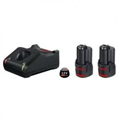 Pack de 2 batteries Bosch GBA 12V 2.0Ah et un chargeur GAL 12V-40