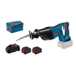 Scie sabre 18V Bosch GSA 18V-LI + 2 batteries ProCore 18 V 8Ah + chargeur + L-Boxx - 060164J00H