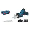 Scie sabre 12V Bosch GSA 12V-14 + 2 batteries 3.0 Ah + chargeur + coffret L-Boxx - 060164L90Y