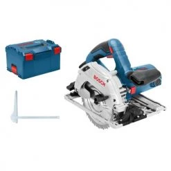 Scie circulaire 1350W Bosch GKS 55+ GCE Professional + coffret L-BOXX - 0601682101