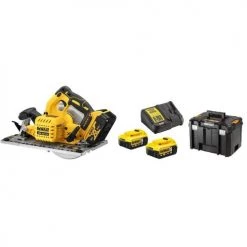 Scie circulaire XR 18V Dewalt DCS572P2-QW + 2 batteries 5 Ah + chargeur + coffret TSTAK
