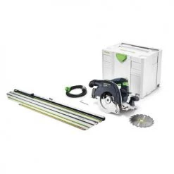 Scie circulaire Festool HK 55 EBQ-Plus + rail de mise à longueur FSK 420 + Systainer T-LOC
