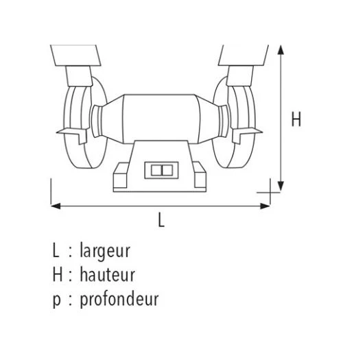 Touret à meuler Sidamo G 150 180 W – Image 3