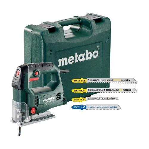 Scie sauteuse 450W Metabo STEB 65 Quick Set + coffret + accessoires - 690920000