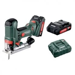 Scie sauteuse 18V Metabo STA 18 LTX 100 + 2 batteries 2 Ah + chargeur + coffret - 601002510
