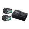 Pack de 2 batteries Multi-Volt Hikoki UC18YSL3WEZ 5 - 2,5 Ah / 36 - 18 V + chargeur UC18YSL3