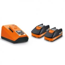 Pack de démarrage Fein 2 batteries 18 V / 3 Ah + chargeur ALG 80