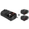 Pack énergie 2 batteries Spit 18 V - 5 Ah + chargeur