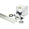 Scie plongeante Festool TS 55 RQ-Plus 1050 W + rail de guidage FS 1400/2 + Systainer Sys3